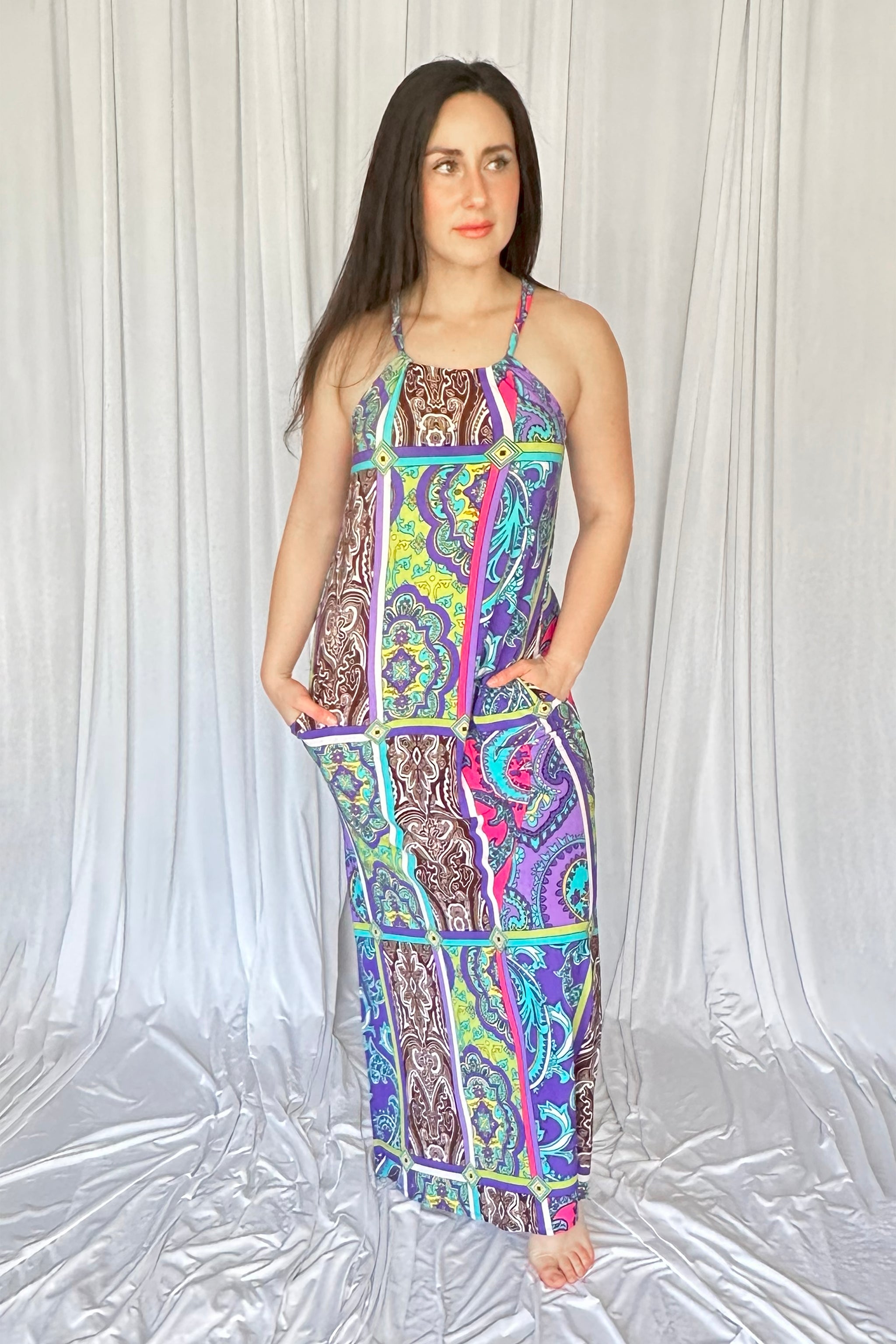 amethyst maxi dress Antique Amethyst ~ Folklore Maxi
